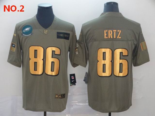 Men's Philadelphia Eagles #86 Zach Ertz Jersey NO.2;